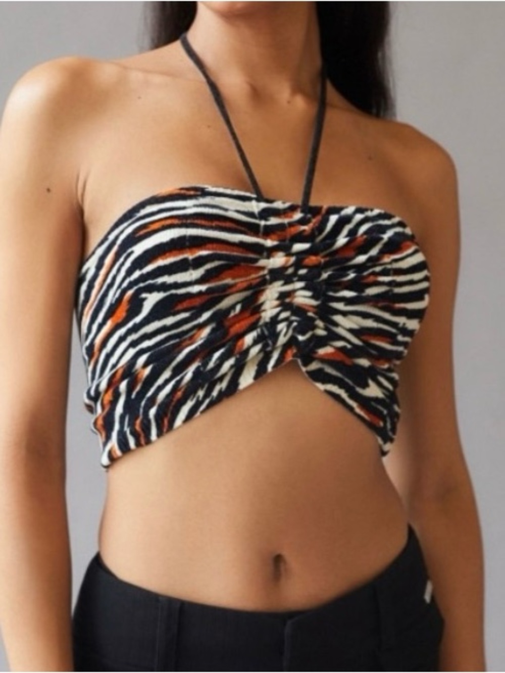 Urban Outfitters Annabelle cropped halter top